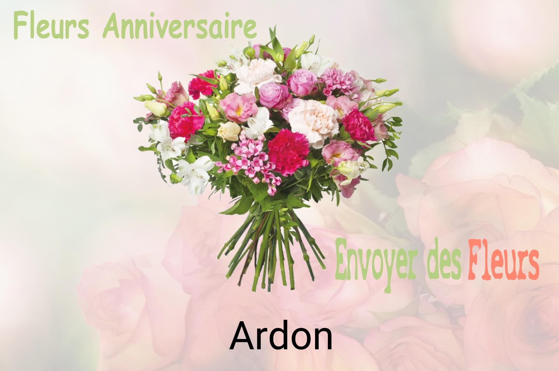 Bouquet de fleurs d’anniversaire livré à Ardon